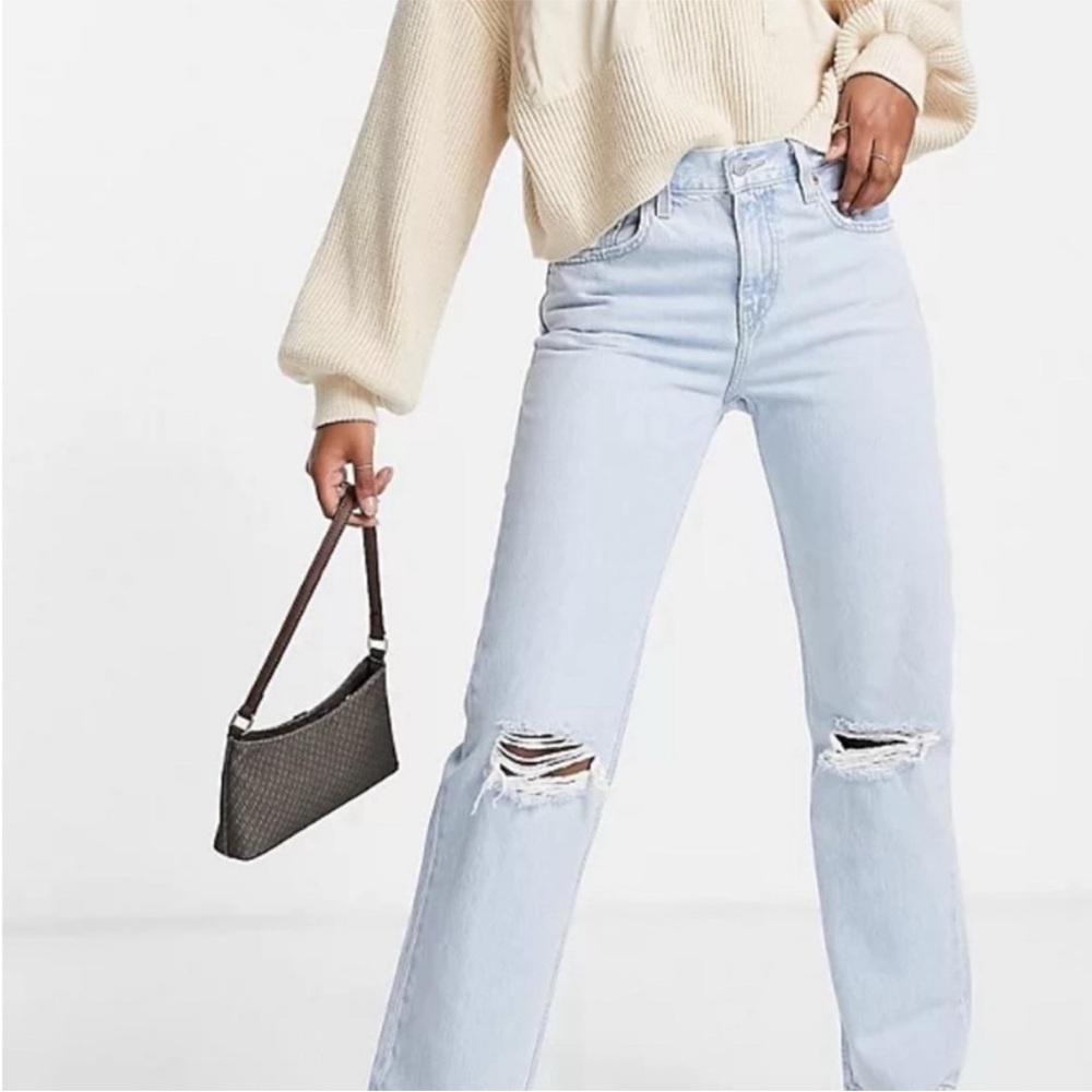 Levi’s Light Blue Distressed Women Jeans
